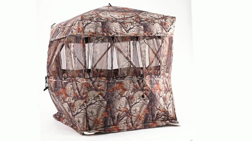 The VS360 6 1/2' x 6 1/2' 5-hub Ground Blind 360 View - image 9 from the video